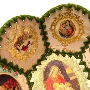 Vintage Christmas basket